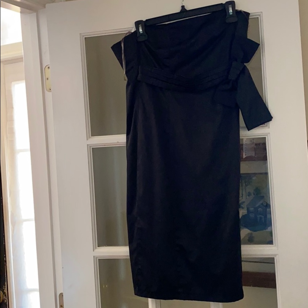 Grifflin Paris party dress black with side bow